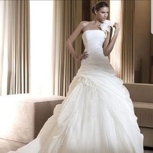 White wedding prom homecoming formal dress gown